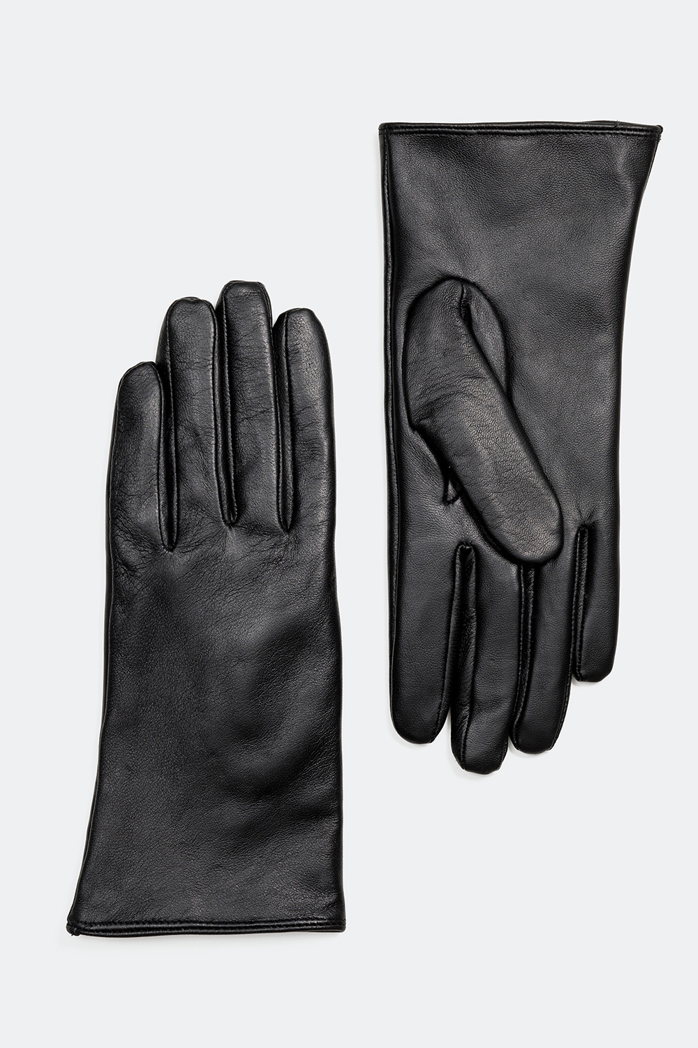 Sorte handsker i ægte skind med touchfunktion i gruppen Accessories / Skindhandsker hos Glitter (17100034)