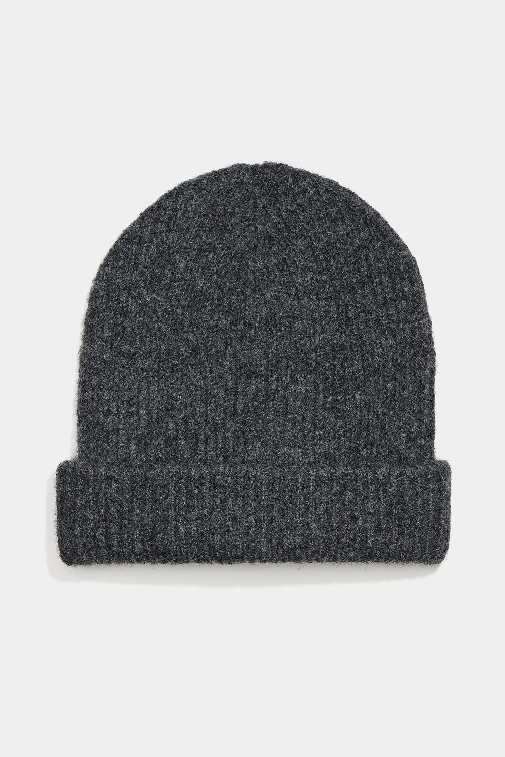 Mørkegrå, ribstrikket hue i gruppen Accessories / Strik / Huer hos Glitter (171001139700)