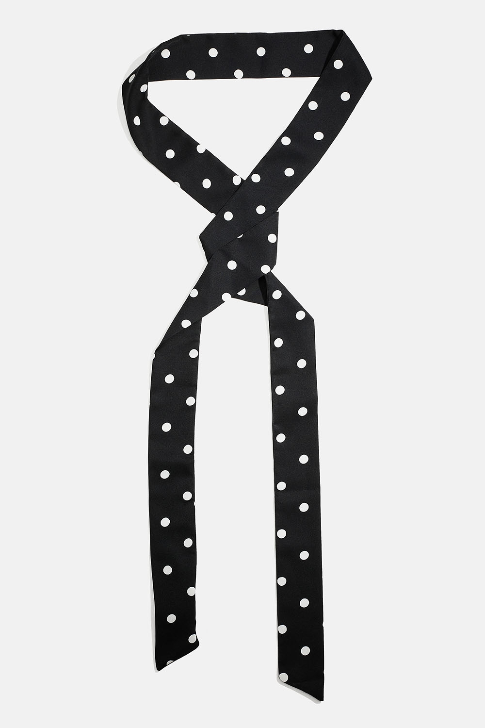 Smalt sort tørklæde med hvide prikker i gruppen Accessories / Tørklæder hos Glitter (171001559400)