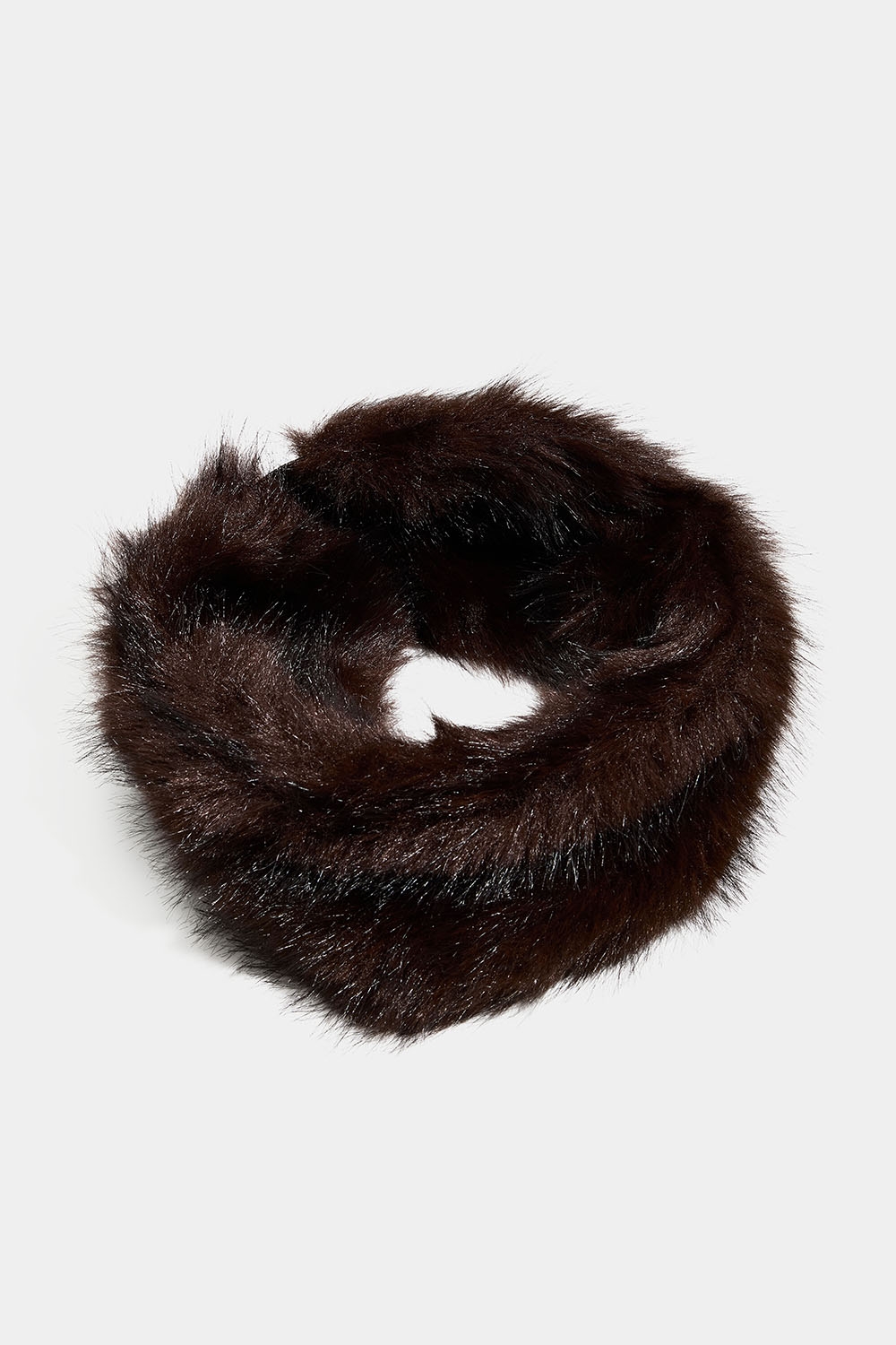Bredt pandebånd i mørkebrun kunstpels i gruppen Accessories hos Glitter (171001738200)