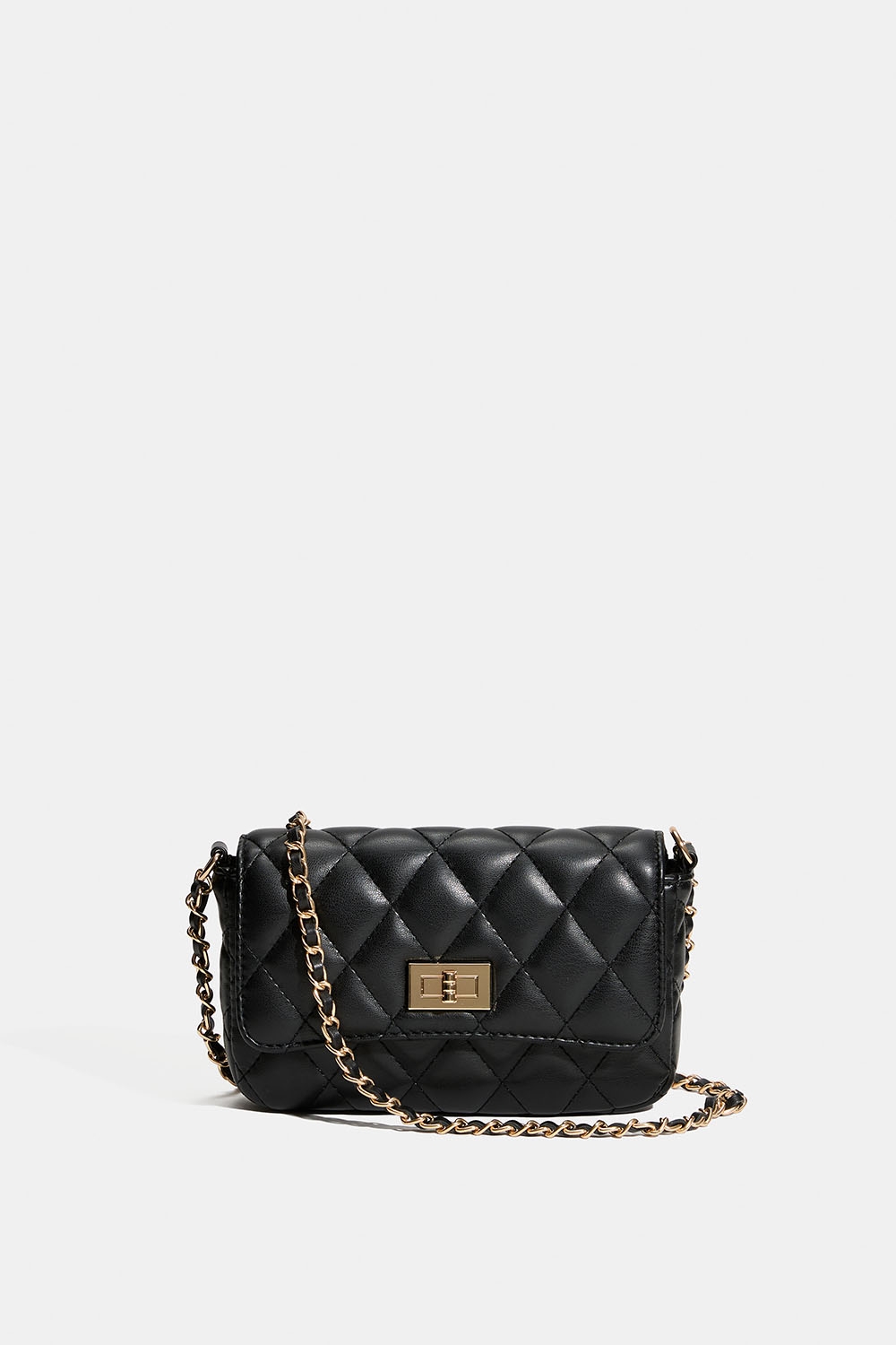 Blå, quiltet taske med skulderrem i gruppen Tasker / Skuldertasker hos Glitter (172000859000)