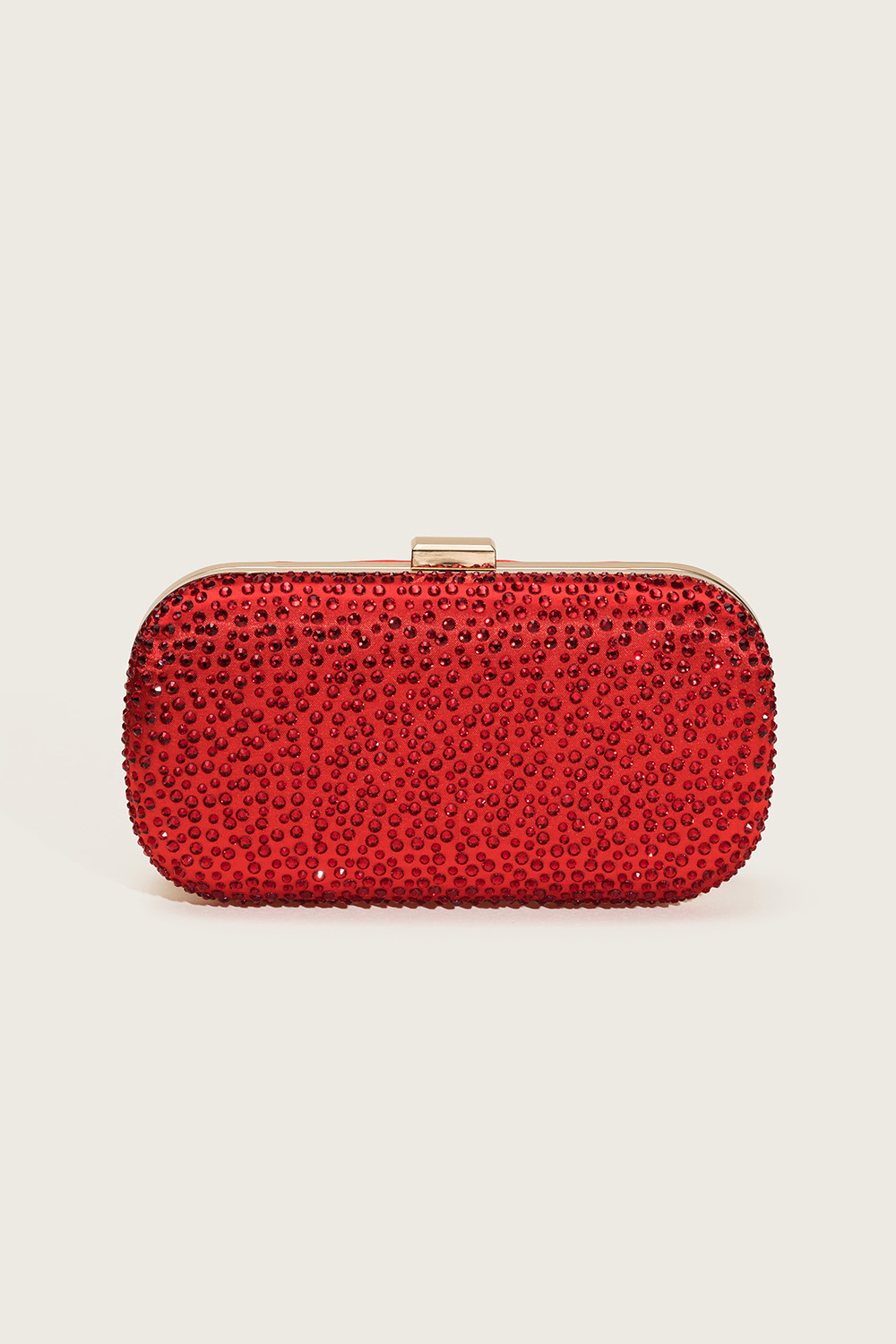 Rød clutch med rhinsten i gruppen Tasker / Clutch bags hos Glitter (172001426000)