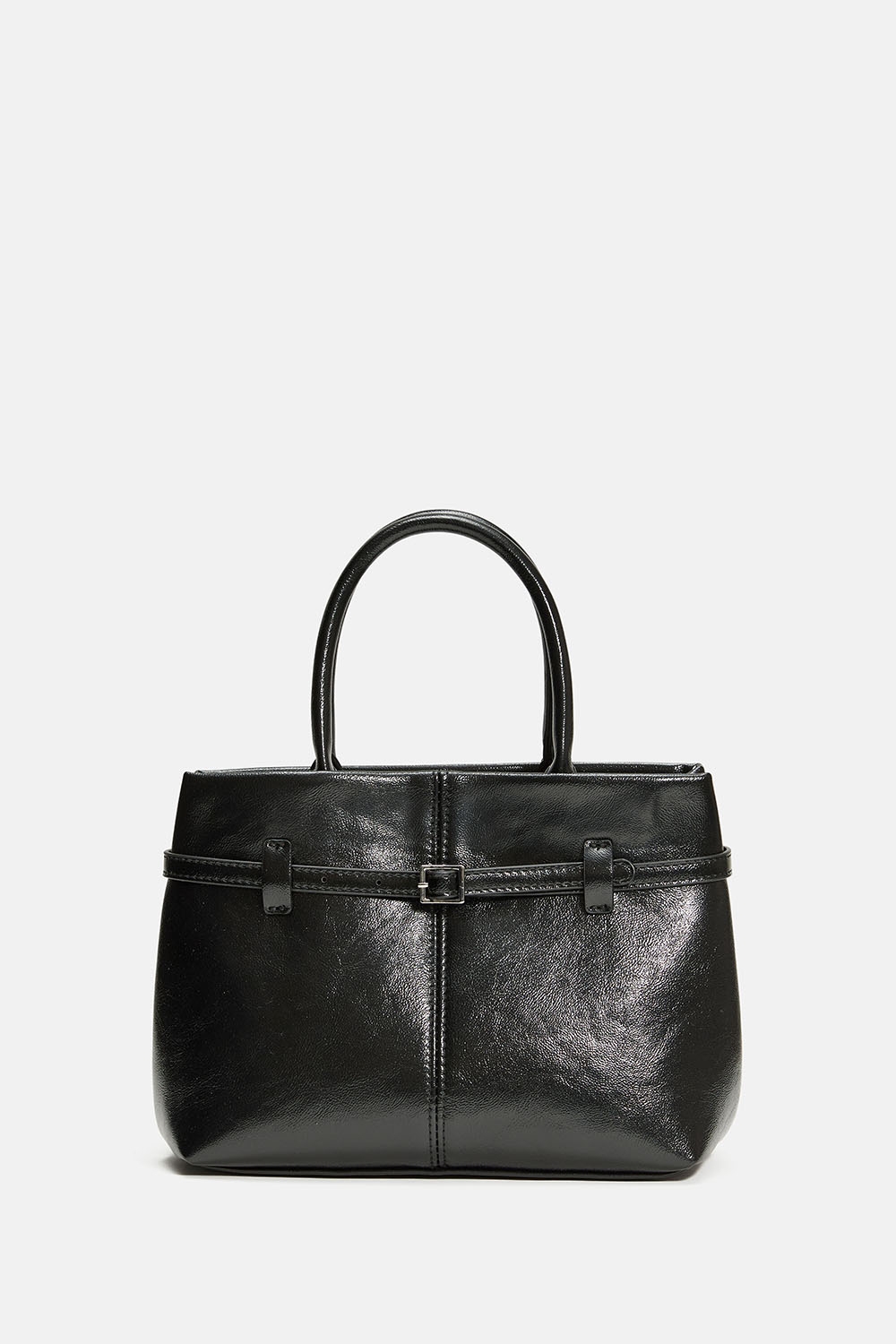 Lille, sort taske med bæltedetalje i gruppen Tasker hos Glitter (172001649000)