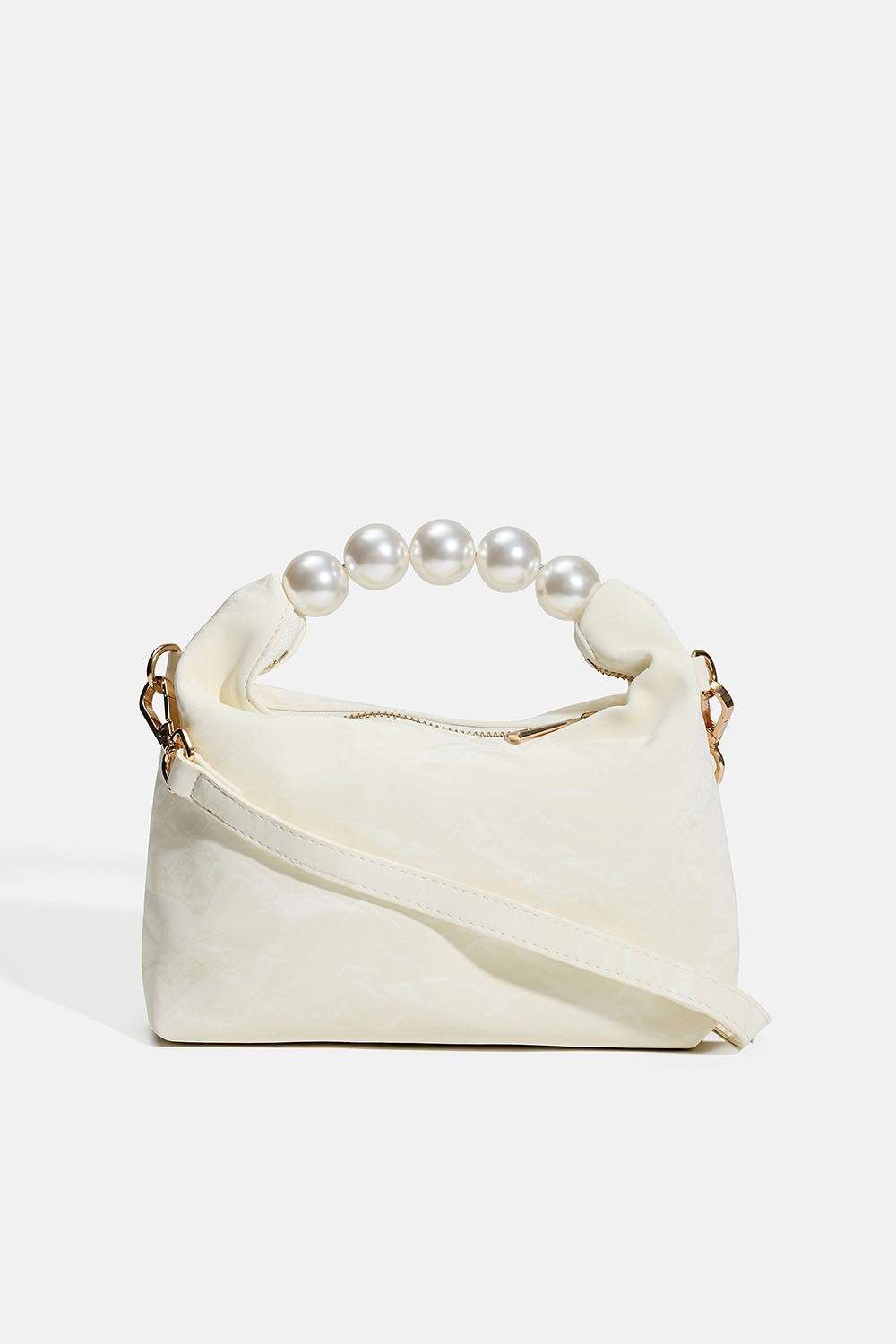 Lille hvid taske med perlehank i gruppen Store week / hos Glitter (172001863100)