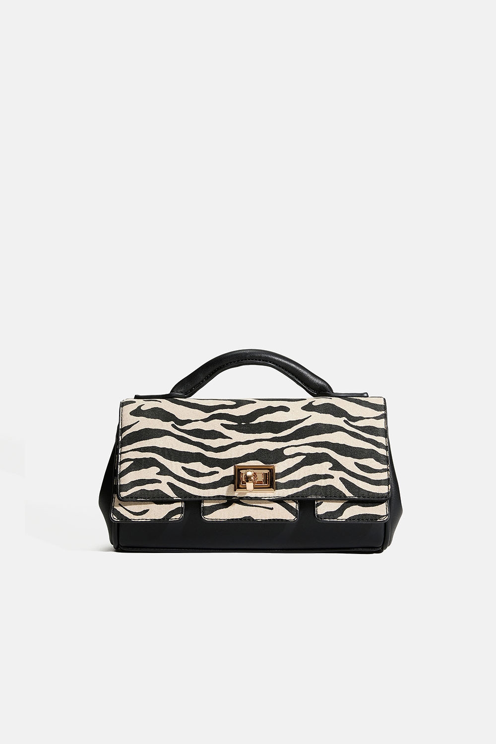 Lille sort taske med zebraprint og skulderrem i gruppen Tasker / Crossbody hos Glitter (172001900800)