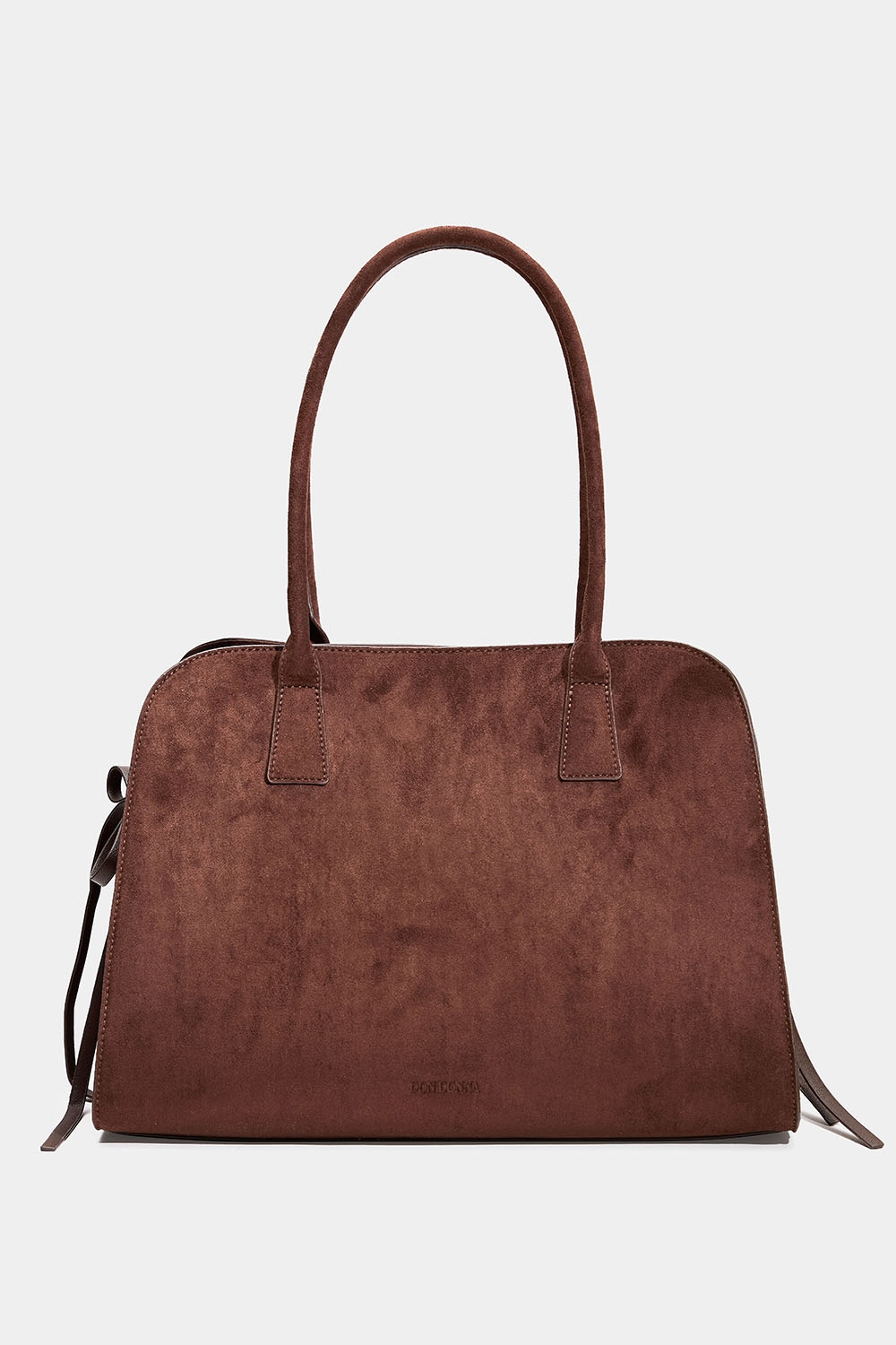 Stor brun shopper med afrundede kanter i gruppen Don Donna - tasker hos Glitter (172002118200)