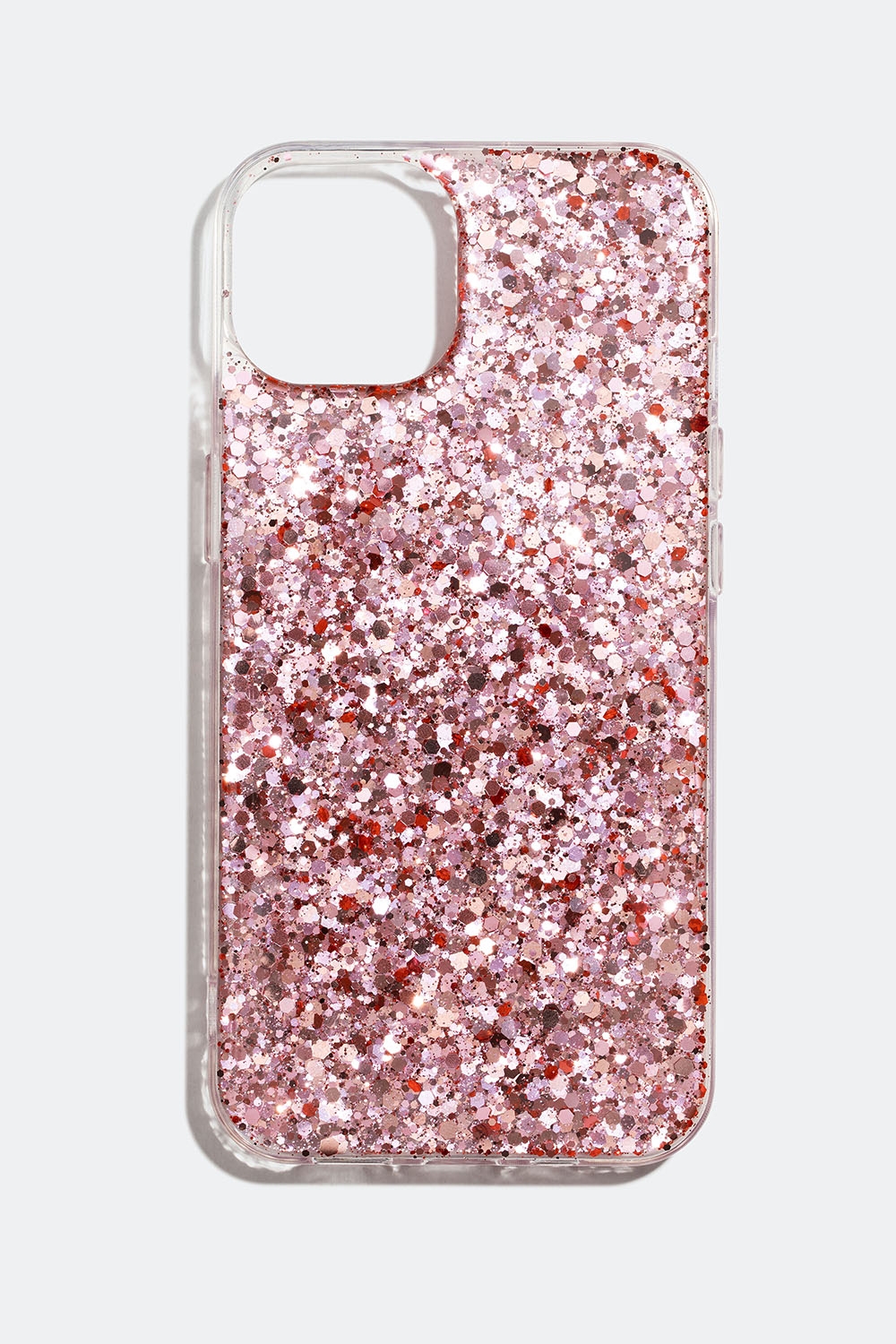 Gennemsigtigt mobilcover med rosa glitter – iPhone 13 PRO i gruppen Accessories / Mobiltilbehør / Mobilcovers / iPhone 13 / 13 PRO hos Glitter (174000335013)