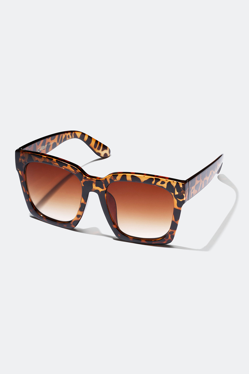 Oversize solbriller med skildpaddemønster i gruppen Solbriller hos Glitter (17600013)