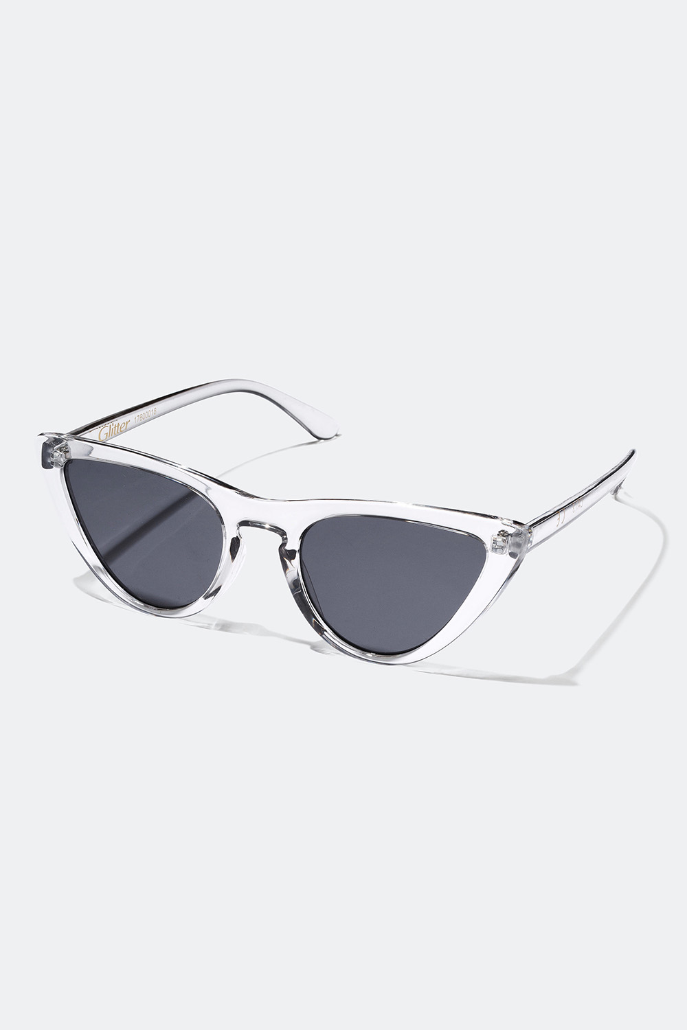 Cat eye-solbriller med gennemsigtigt stel i gruppen Accessories / Solbriller hos Glitter (17600018)
