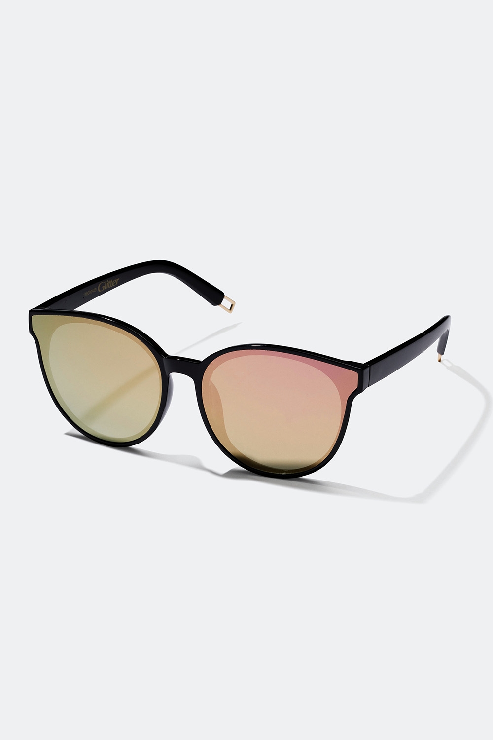 Sorte solbriller med spejlglas i gruppen Accessories / Solbriller hos Glitter (176000409000)