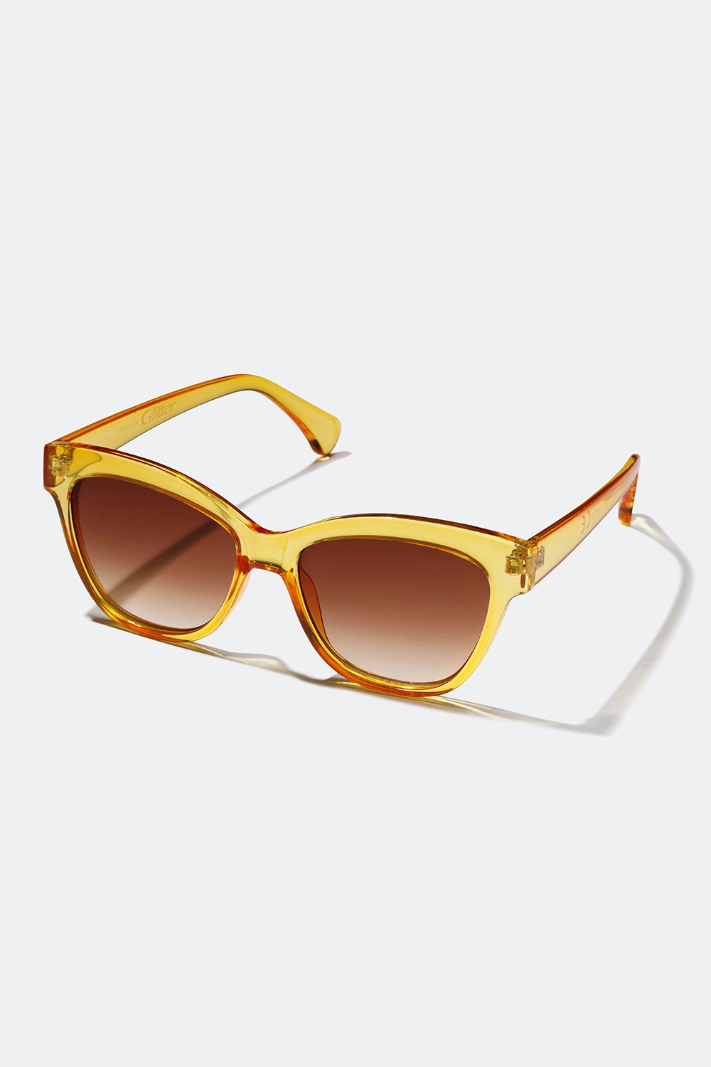 Solbriller med gule gennemsigtige stel i gruppen Solbriller hos Glitter (176000424100)
