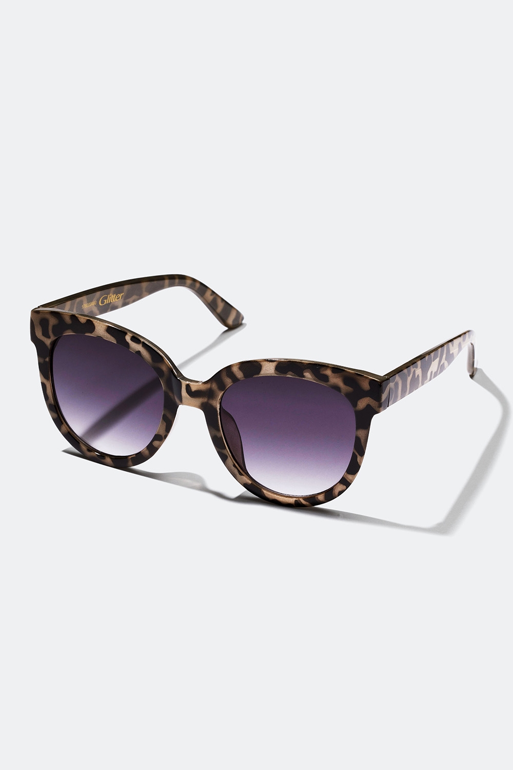 Skildpaddemønstrede solbriller med afrundet stel i gruppen Accessories / Solbriller hos Glitter (176000460700)