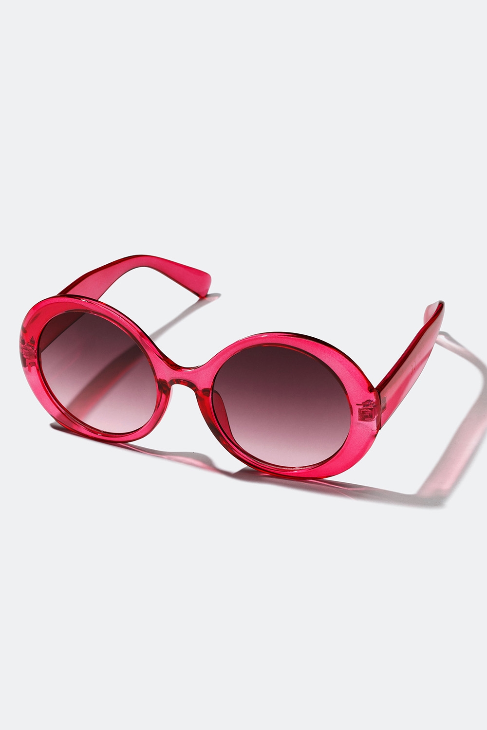 Køb Store solbriller med rosa stel Glitter.dk