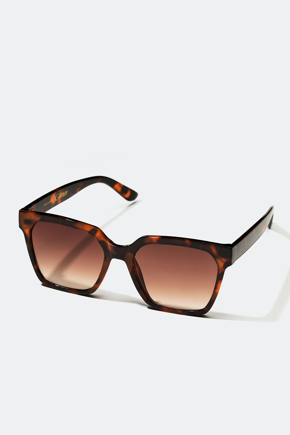 Brune solbriller med skildpaddemønstrede stænger i gruppen Accessories / Solbriller hos Glitter (176001068400)