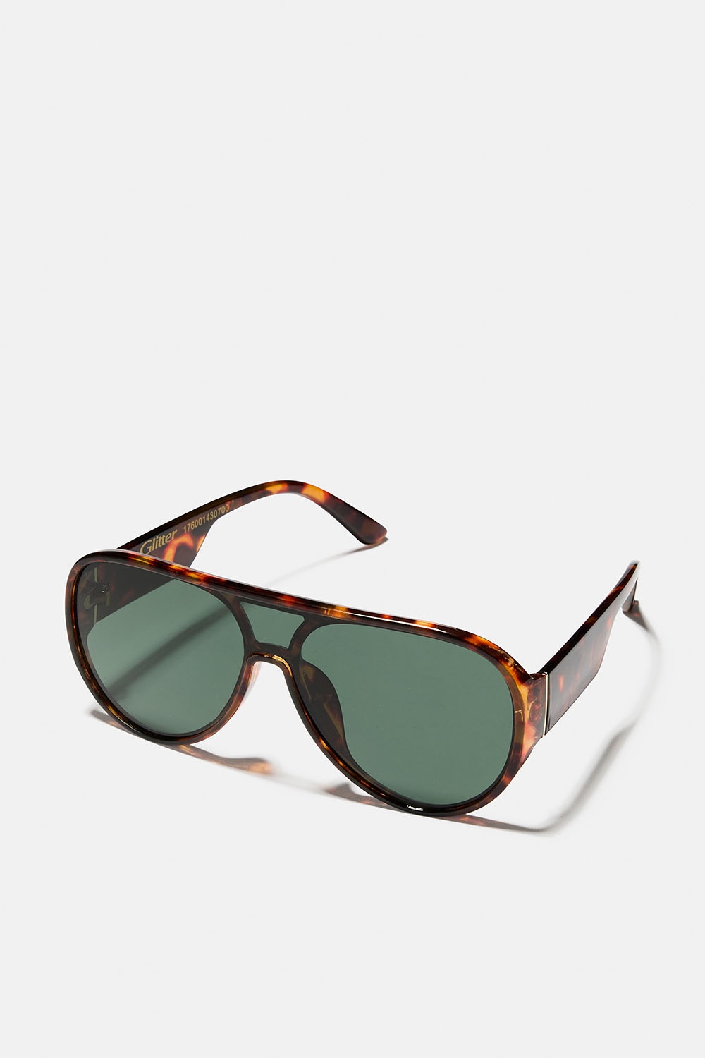 Brune oversize pilotsolbriller i gruppen Accessories / Solbriller hos Glitter (176001430700)