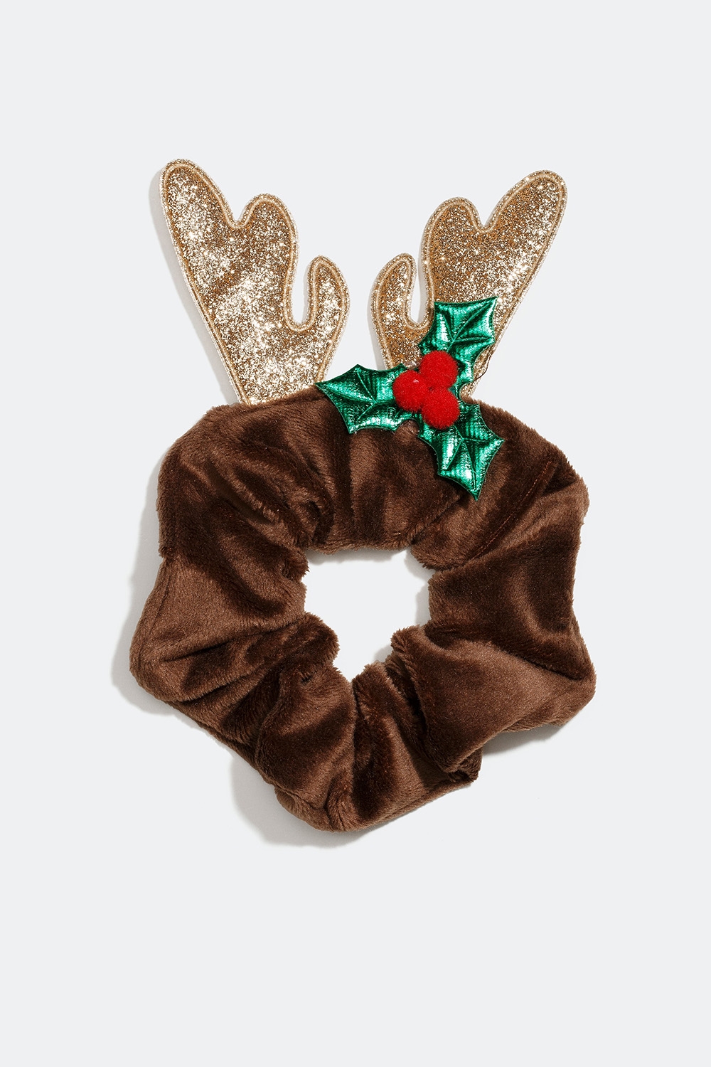 Scrunchie med rensdyrgevir og mistelten i gruppen Jul / Christmas Collection hos Glitter (178000098000)