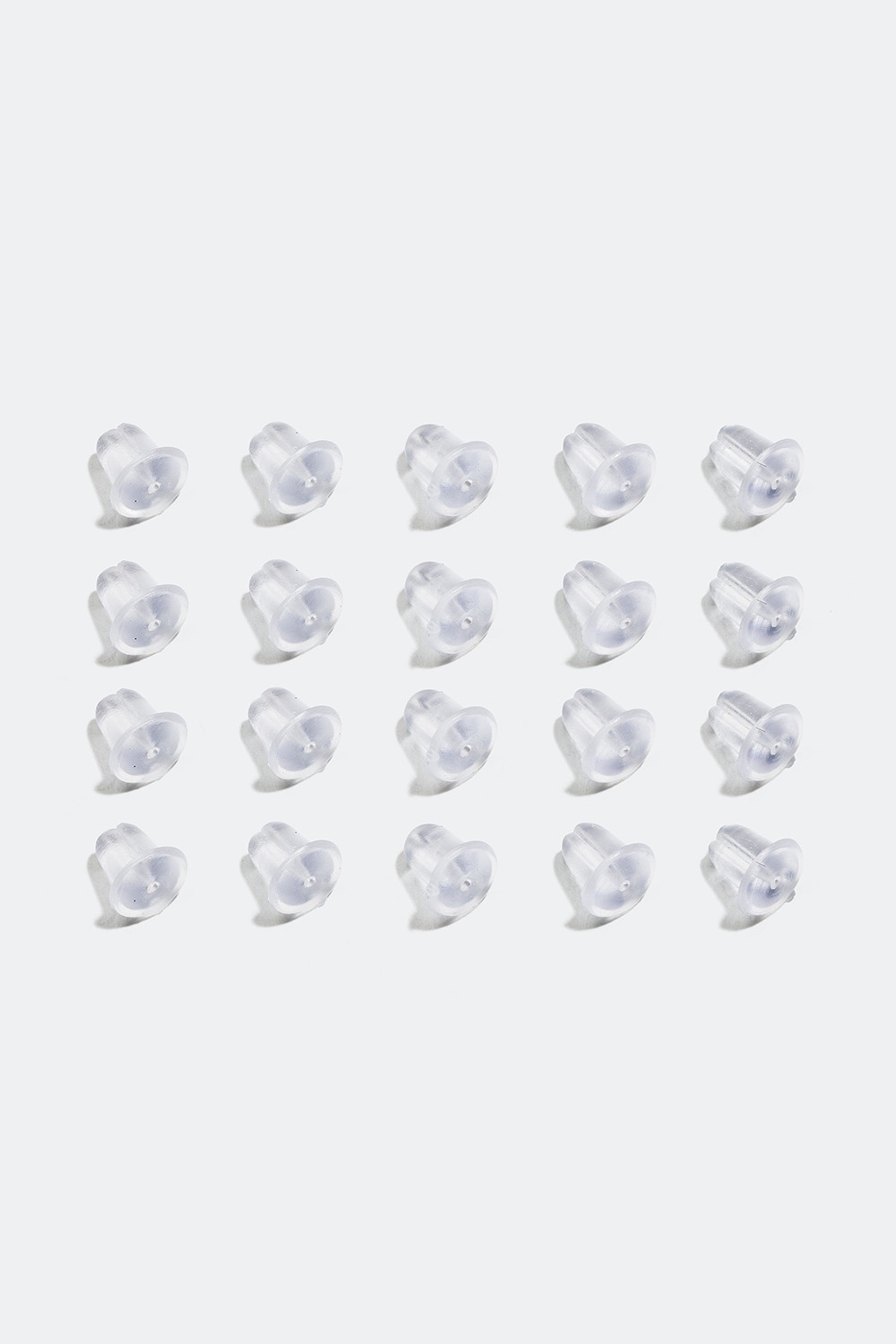 Ekstra låse i gummi til øreringe, 20-pak i gruppen Smykker / Reservedele hos Glitter (20900001)