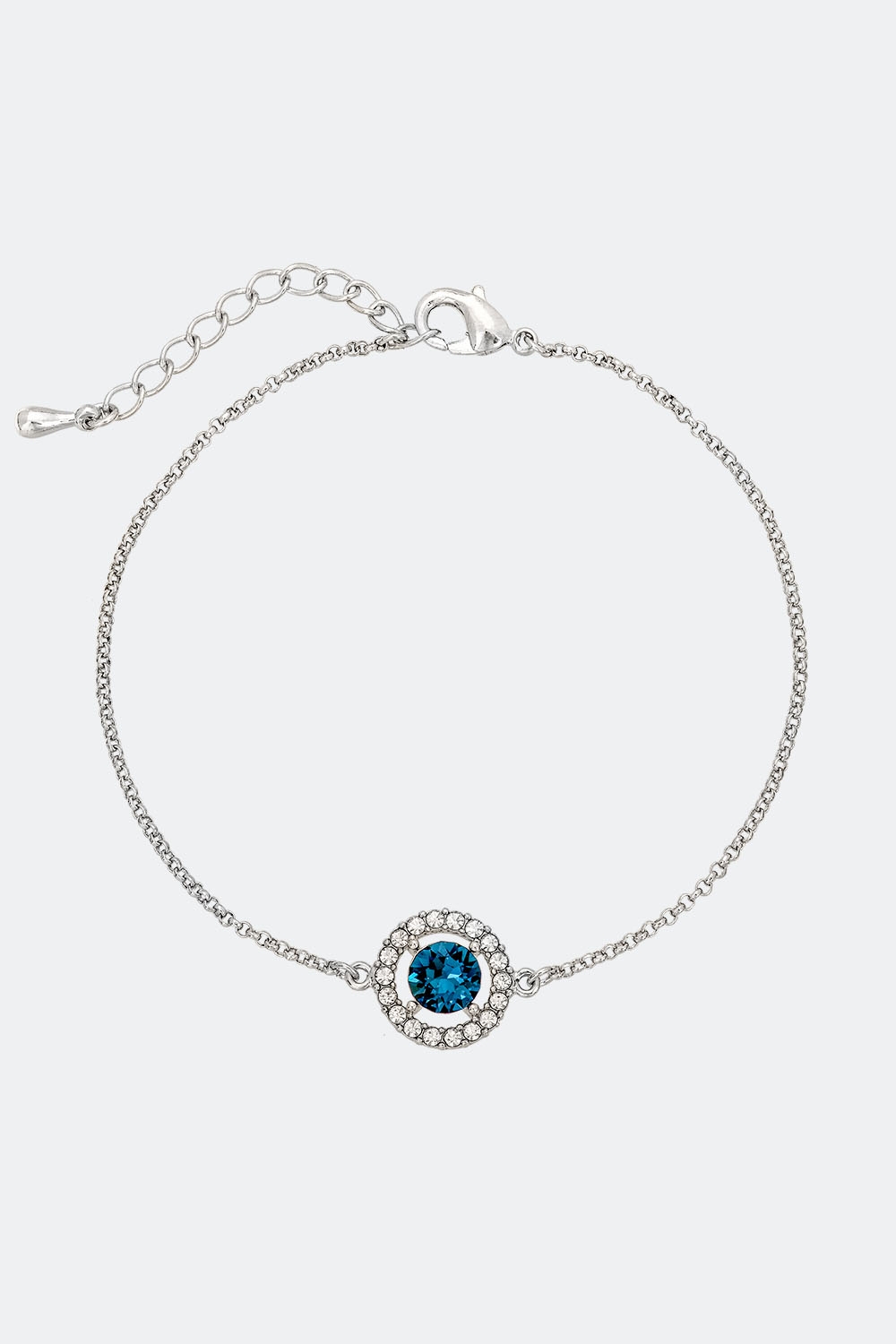 Miss Miranda bracelet - Silver blue i gruppen Lily and Rose - Armbånd hos Glitter (251000117001)
