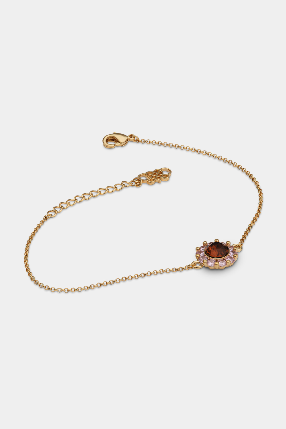New Miss Sofia bracelet - Pink amber i gruppen Smykker / Armbånd / Similiarmbånd hos Glitter (251000484802)