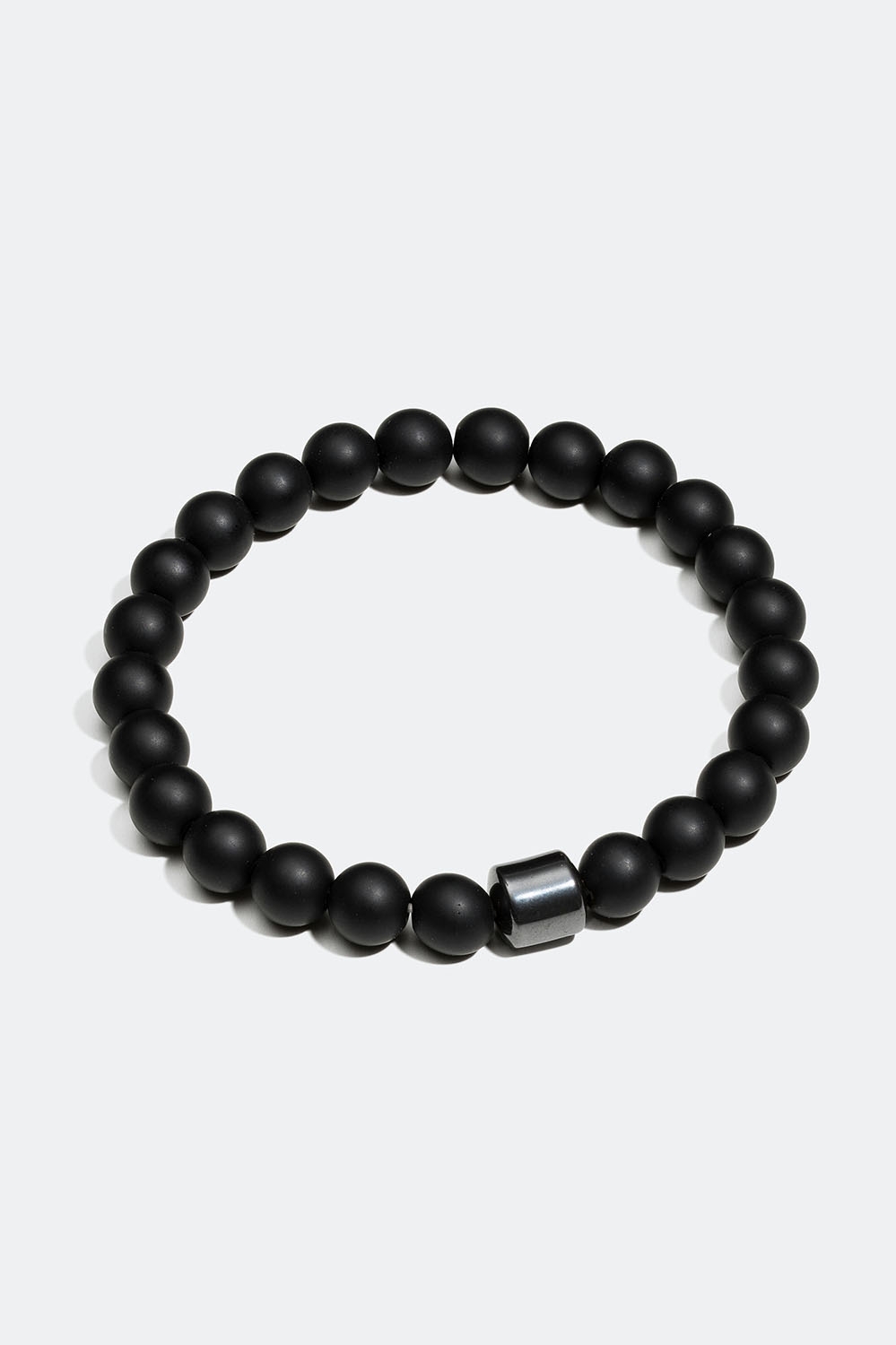 Armbånd i sort onyx natursten i gruppen Smykker / Armbånd hos Glitter (251000849)