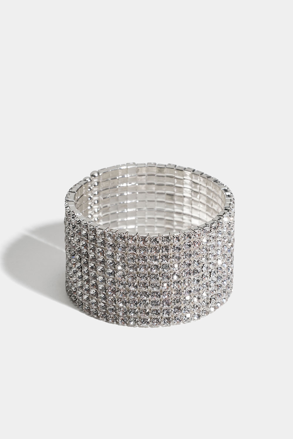 Bredt stift armbånd med glassten i gruppen Smykker / Armbånd / Similiarmbånd hos Glitter (251001250201)