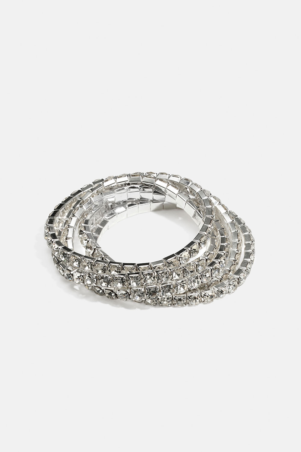 Elastisk rhinsten-armbånd, 5-pak i gruppen Smykker / Armbånd / Flerpak hos Glitter (251001811001)