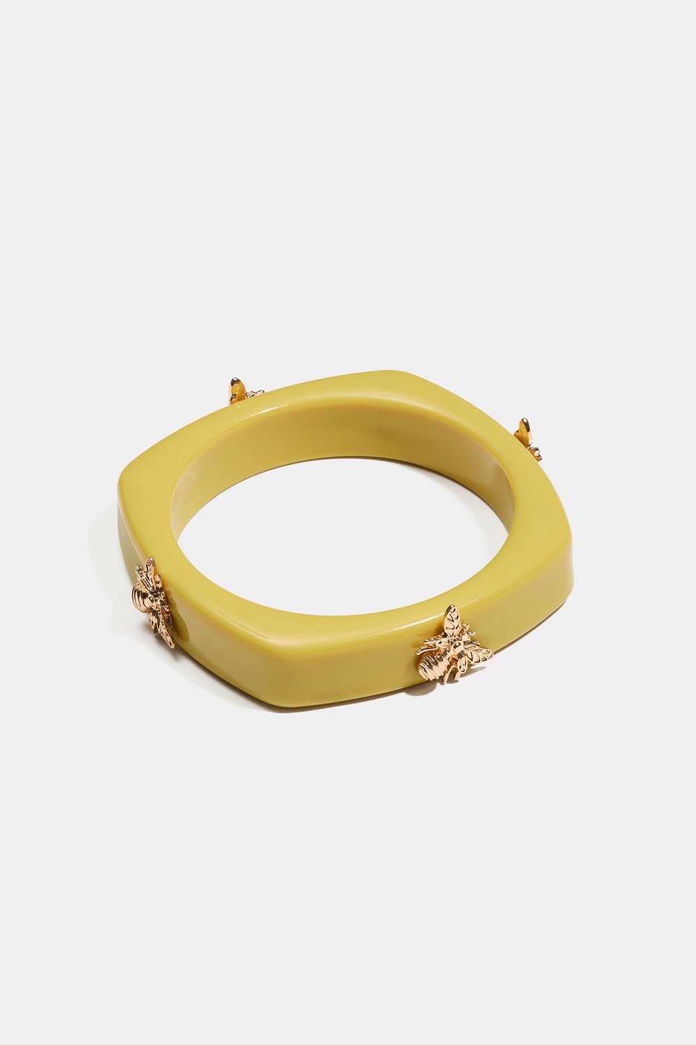 Armring med guldfarvede bier i gruppen Smykker / Armbånd / Brede hos Glitter (251001824000)