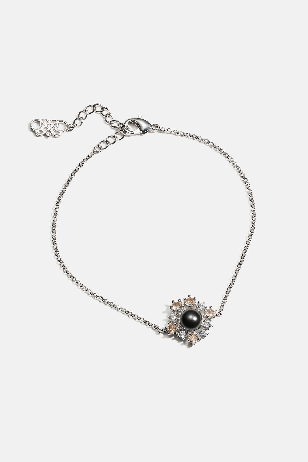 New Emily bracelet - Jet pearl i gruppen Store week / hos Glitter (251001919001)