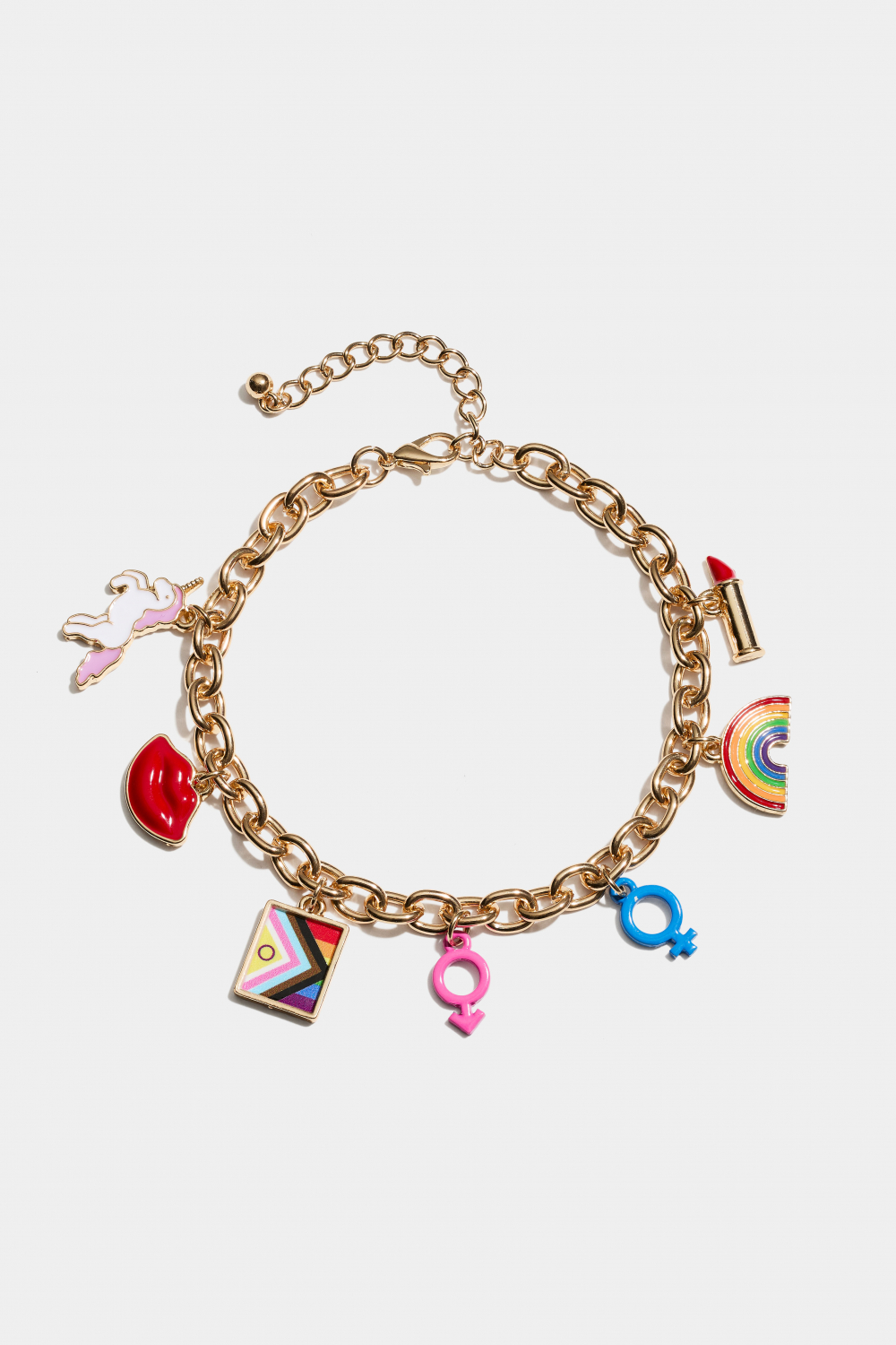 Guldfarvede armbåndsvedhæng i gruppen Smykker / Armbånd hos Glitter (251002459900)
