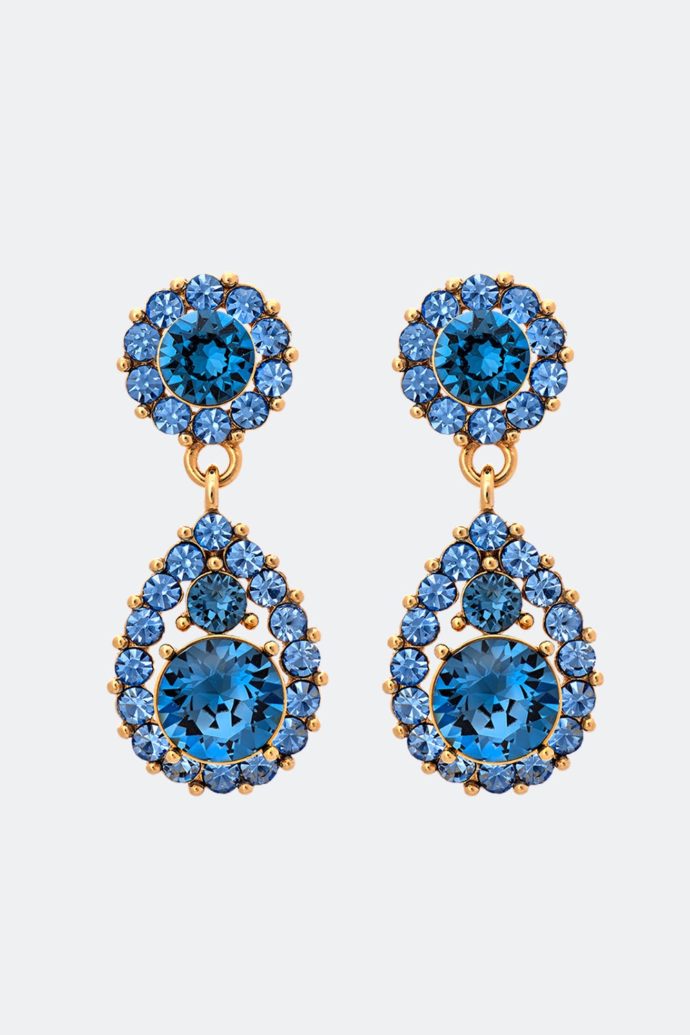 Sofia earrings - Royal blue i gruppen Lily and Rose - Øreringe hos Glitter (253000177002)