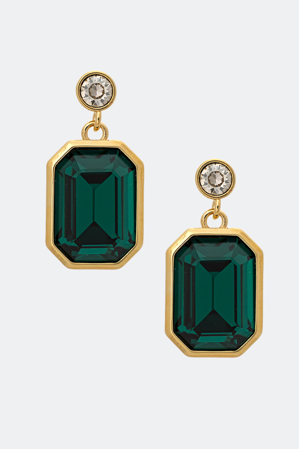 Diane earrings - Emerald i gruppen Lily and Rose - Øreringe hos Glitter (253000237502)