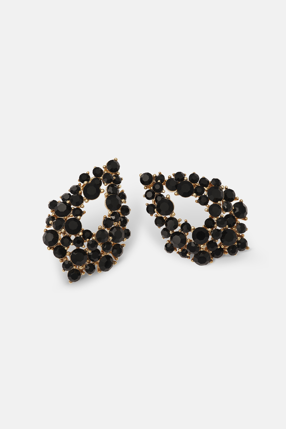 Alice earrings - Jet i gruppen Smykker / Øreringe / Similiøreringe hos Glitter (253001619002)