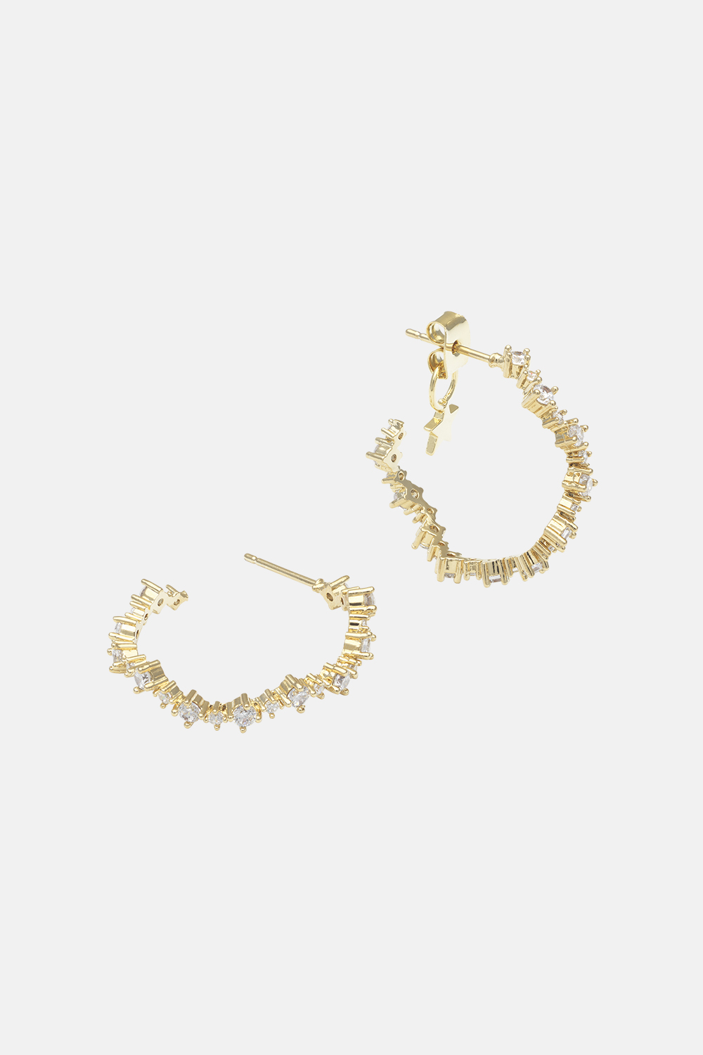 Capella hoops earrings - Crystal i gruppen Smykker / Øreringe / Hoops hos Glitter (253001632002)