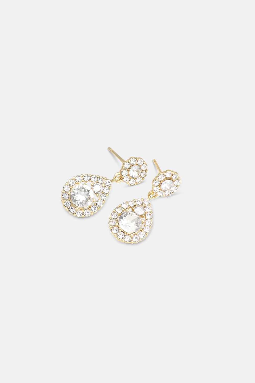 Petite Sofia earrings - Crystal (gold) i gruppen Smykker / Øreringe / Similiøreringe hos Glitter (253001672002)