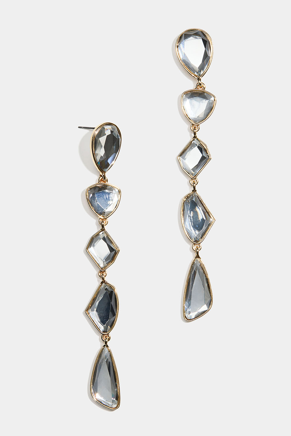 Lange øreringe med sten i forskellige former i gruppen Smykker / Øreringe / Similiøreringe hos Glitter (253010330202)