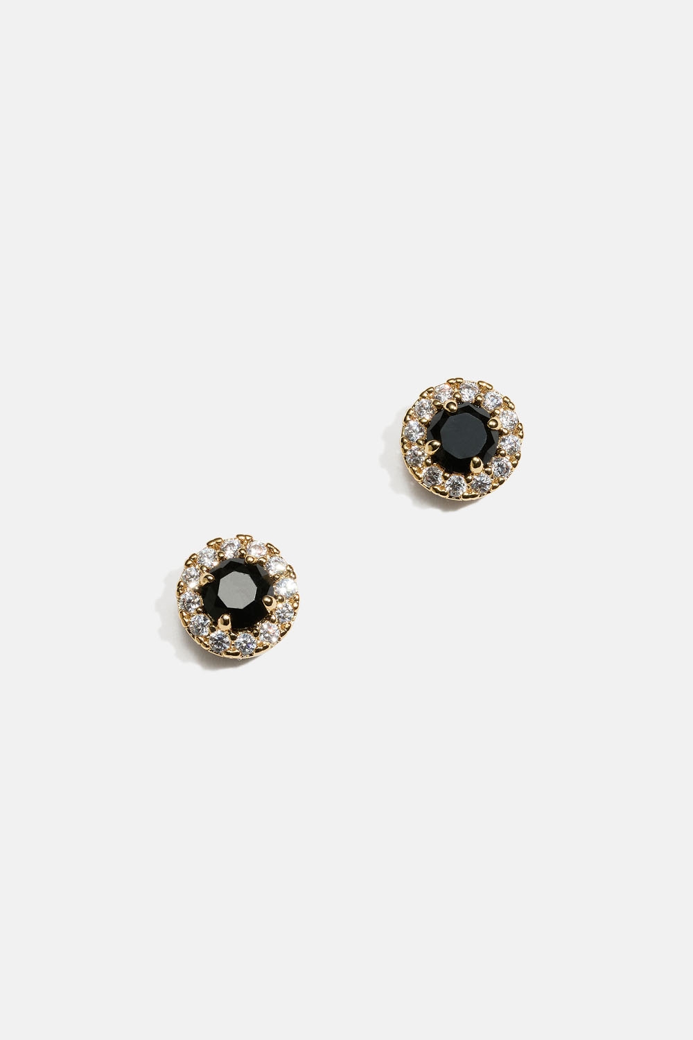 Laurie earrings - Jet i gruppen Smykker / Øreringe / Ørestikker hos Glitter (253010609002)