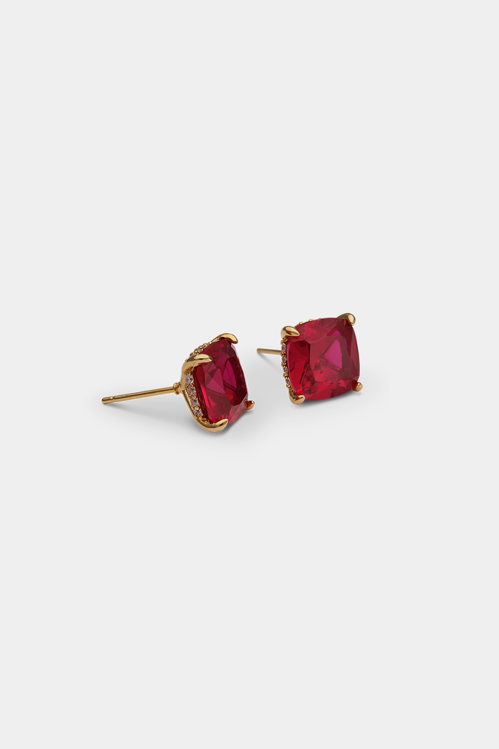 Desiree studs - Garnet i gruppen Smykker / Øreringe / Ørestikker hos Glitter (253010796002)