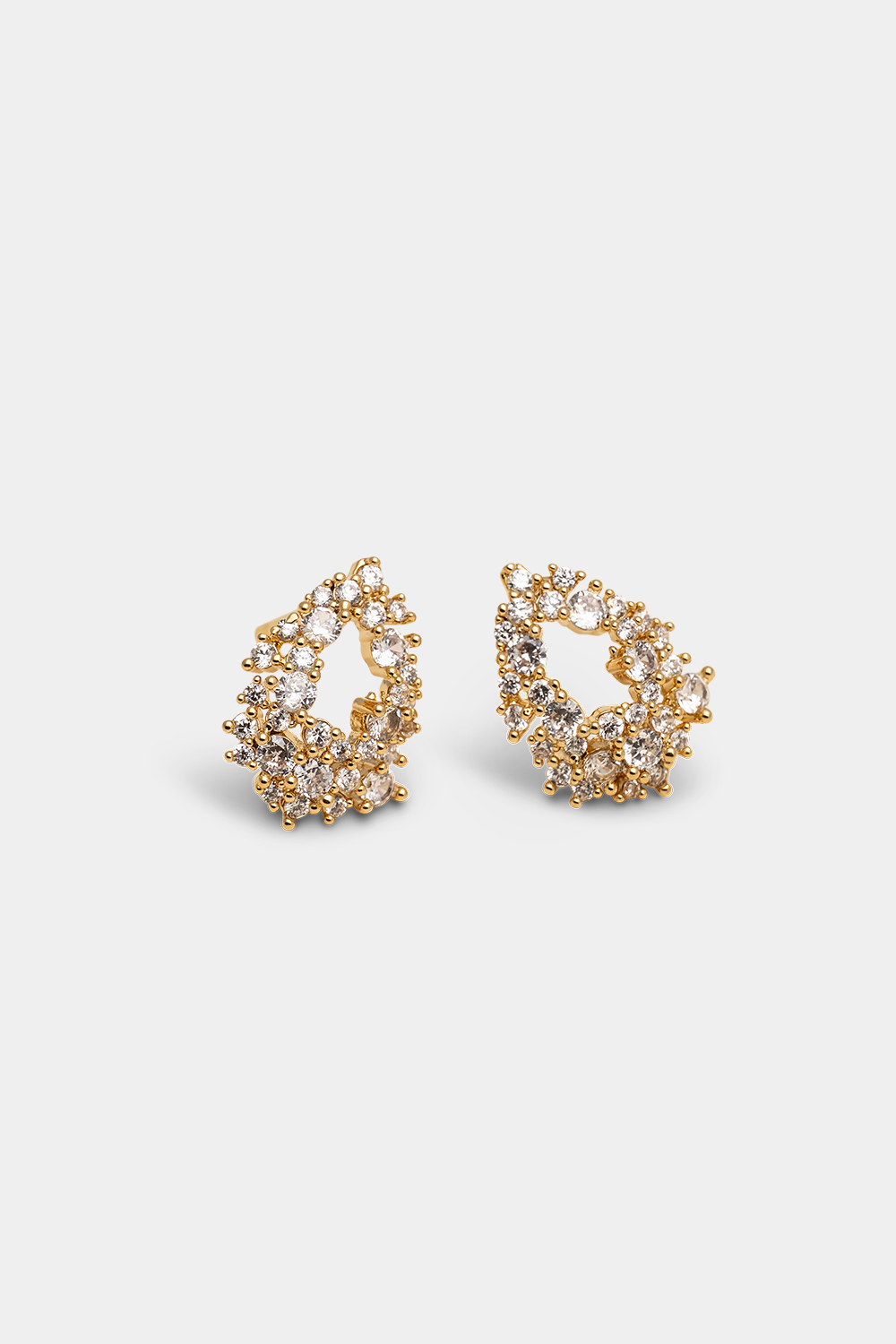 Petite Miss Alice earrings - Crystal (gold) i gruppen Smykker / Øreringe / Similiøreringe hos Glitter (253010852002)