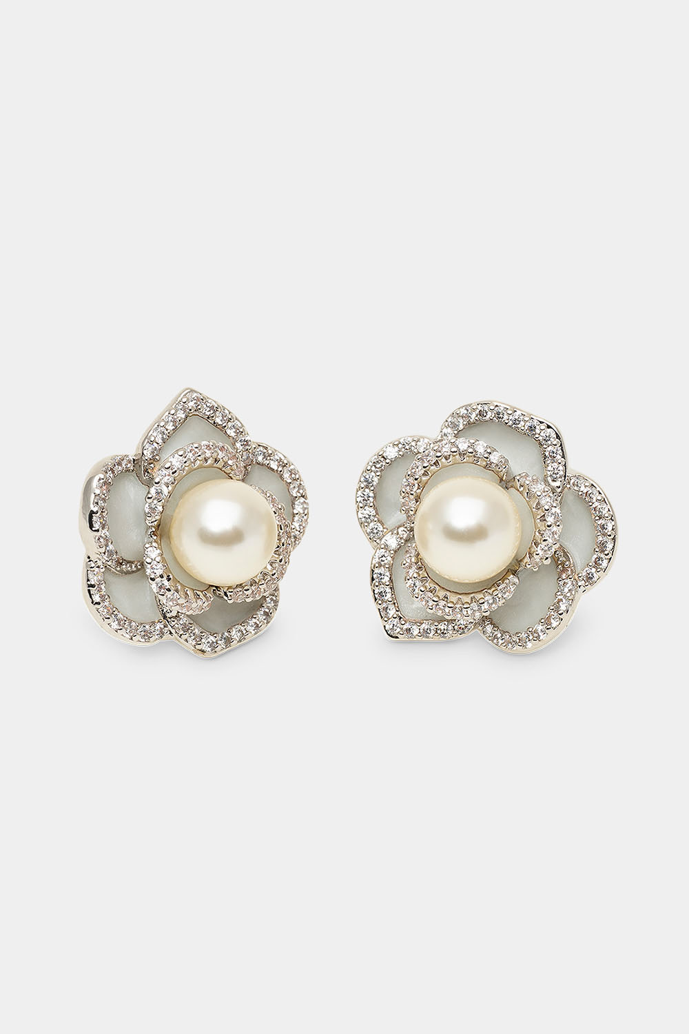 Coco rose earrings - Ivory mist i gruppen Lily and Rose - Øreringe hos Glitter (253011571001)