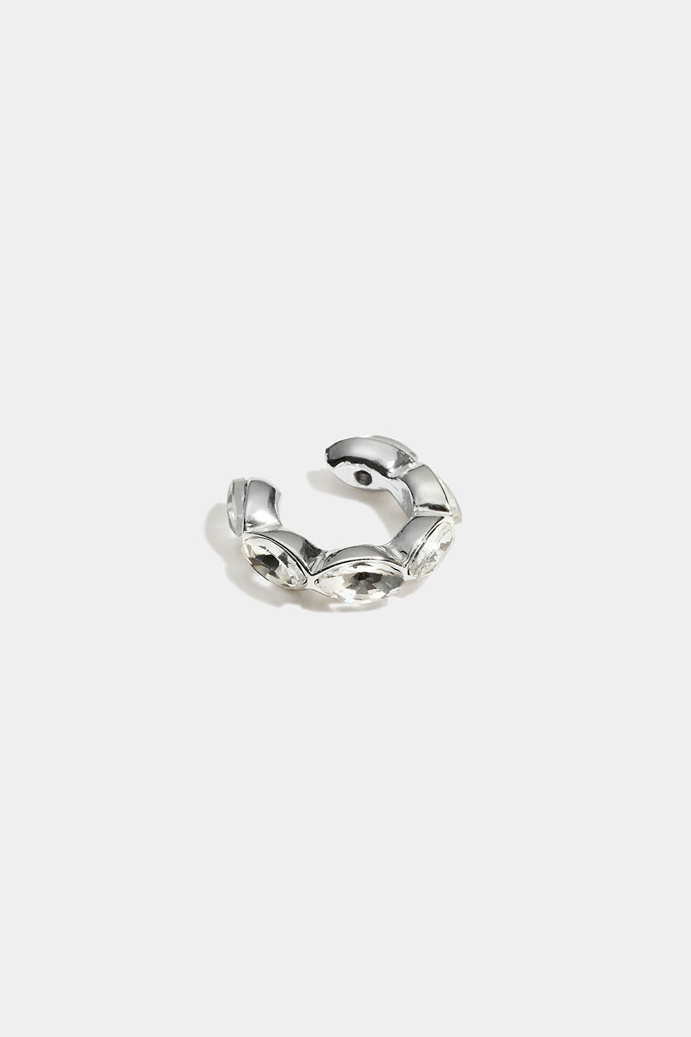 Earcuff med ovale glassten. i gruppen Smykker / Øreringe / Ear cuffs hos Glitter (253011851001)