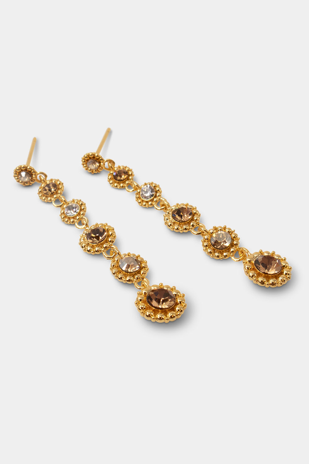 Florence earrings - Champagne i gruppen Lily and Rose - Øreringe hos Glitter (253746412000)