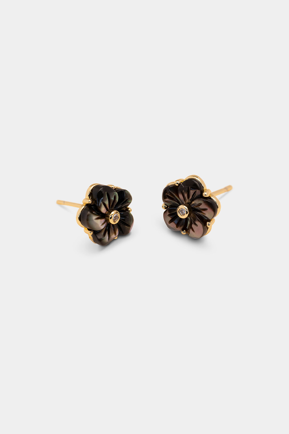 Petite Claire earrings - Noir i gruppen Lily and Rose - Øreringe hos Glitter (253746829000)