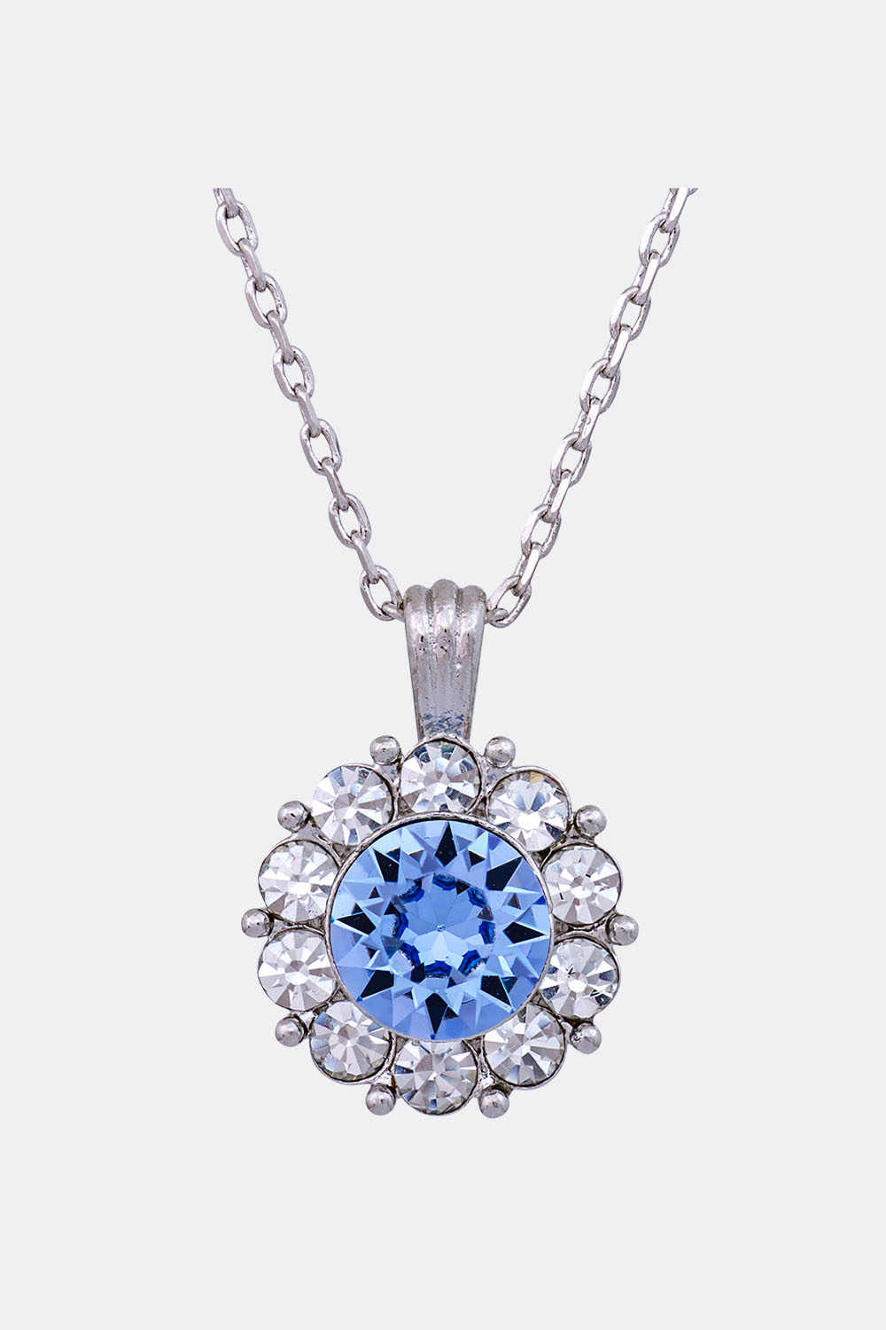 Sofia necklace - Light sapphire i gruppen Lily and Rose - Halskæder hos Glitter (254000107101)