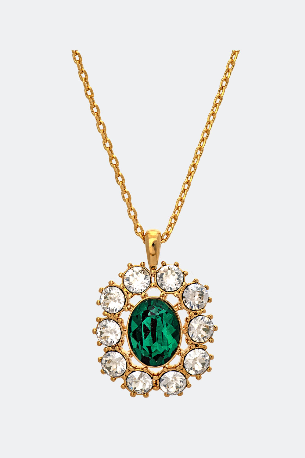 Miss Elizabeth necklace - Emerald i gruppen Lily and Rose - Halskæder hos Glitter (254000177502)
