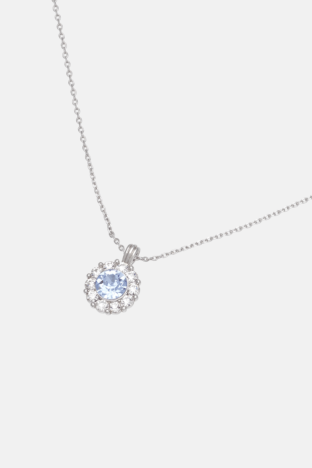 New Miss Sofia necklace - Light sapphire i gruppen Smykker / Halskæder / Halskæder med vedhæng hos Glitter (254000777101)