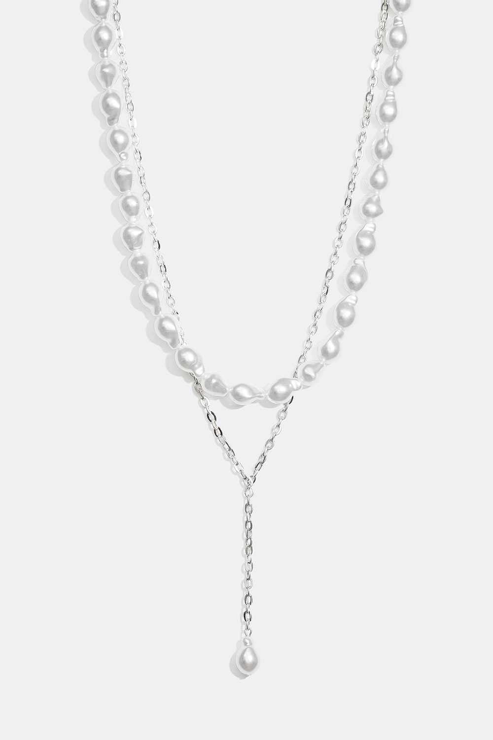 Dobbelthalskæde med perler i gruppen Smykker / Halskæder hos Glitter (254000781001)