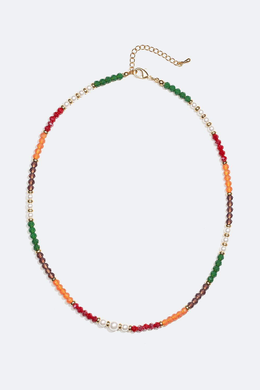Halskæde med perler i flere farver i gruppen Smykker / Halskæder hos Glitter (254001519902)