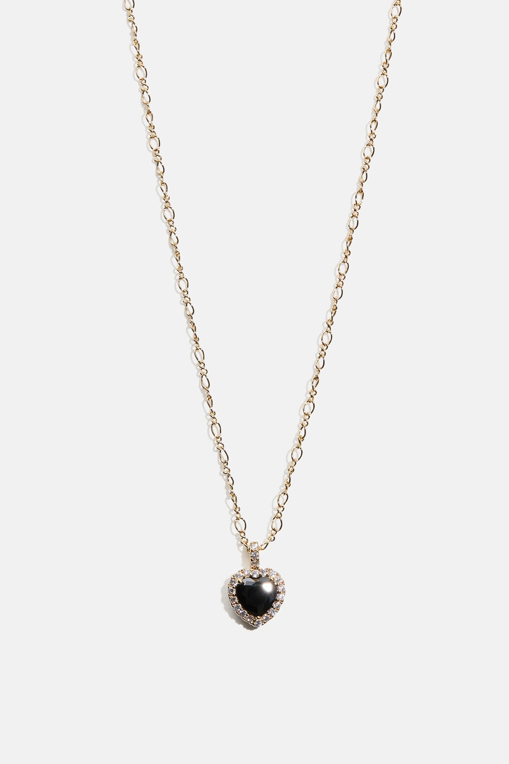 Delphine necklace - Jet i gruppen Smykker / Halskæder / Halskæder med vedhæng hos Glitter (254002559002)
