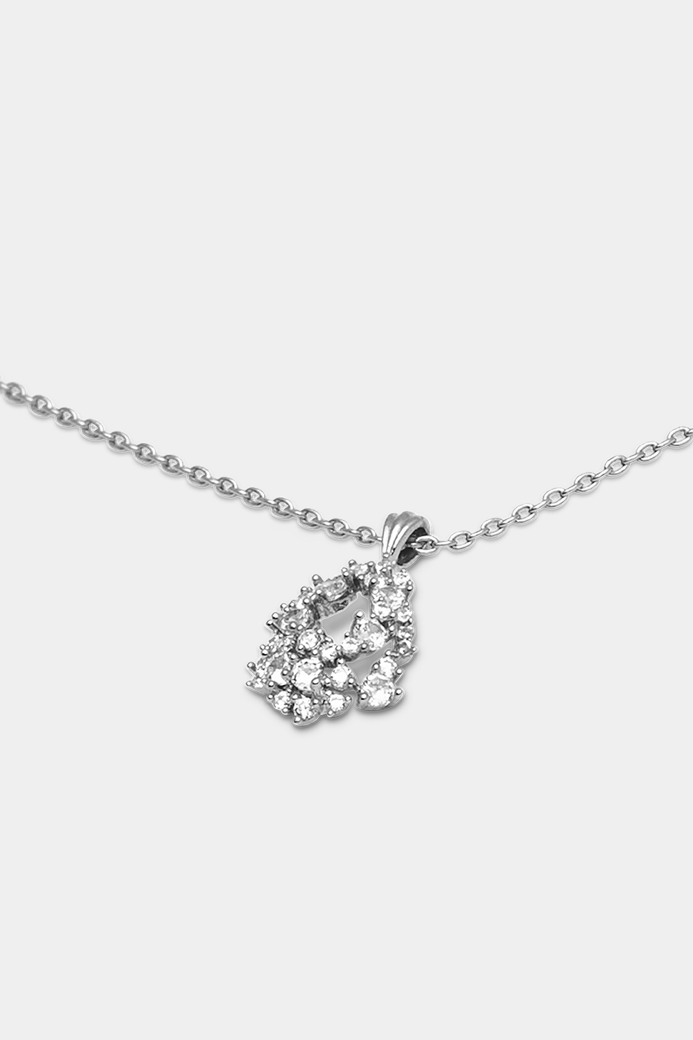 Petite Miss Alice necklace - Crystal (silver) i gruppen Store week / hos Glitter (254002621001)