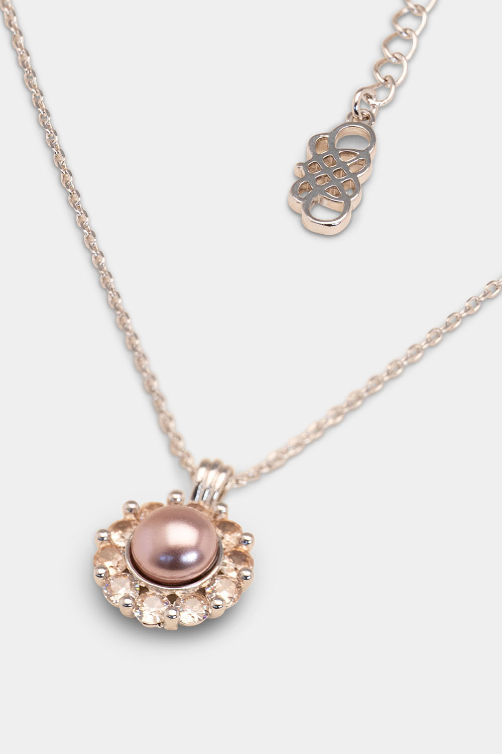 Miss Sofia necklace - Pink topaz pearl i gruppen Lily and Rose - Halskæder hos Glitter (254429205000)